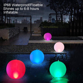 Hangable design adds flexible decor around pools and ponds.
