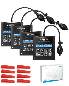 eSynic air wedge bag kit in a compact setup for space-saving lifting
