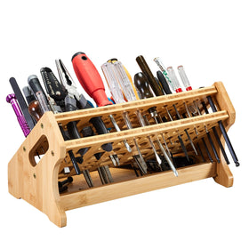 ESYTEOOT multi-hole tool organizer supports household and workshop tool sets.