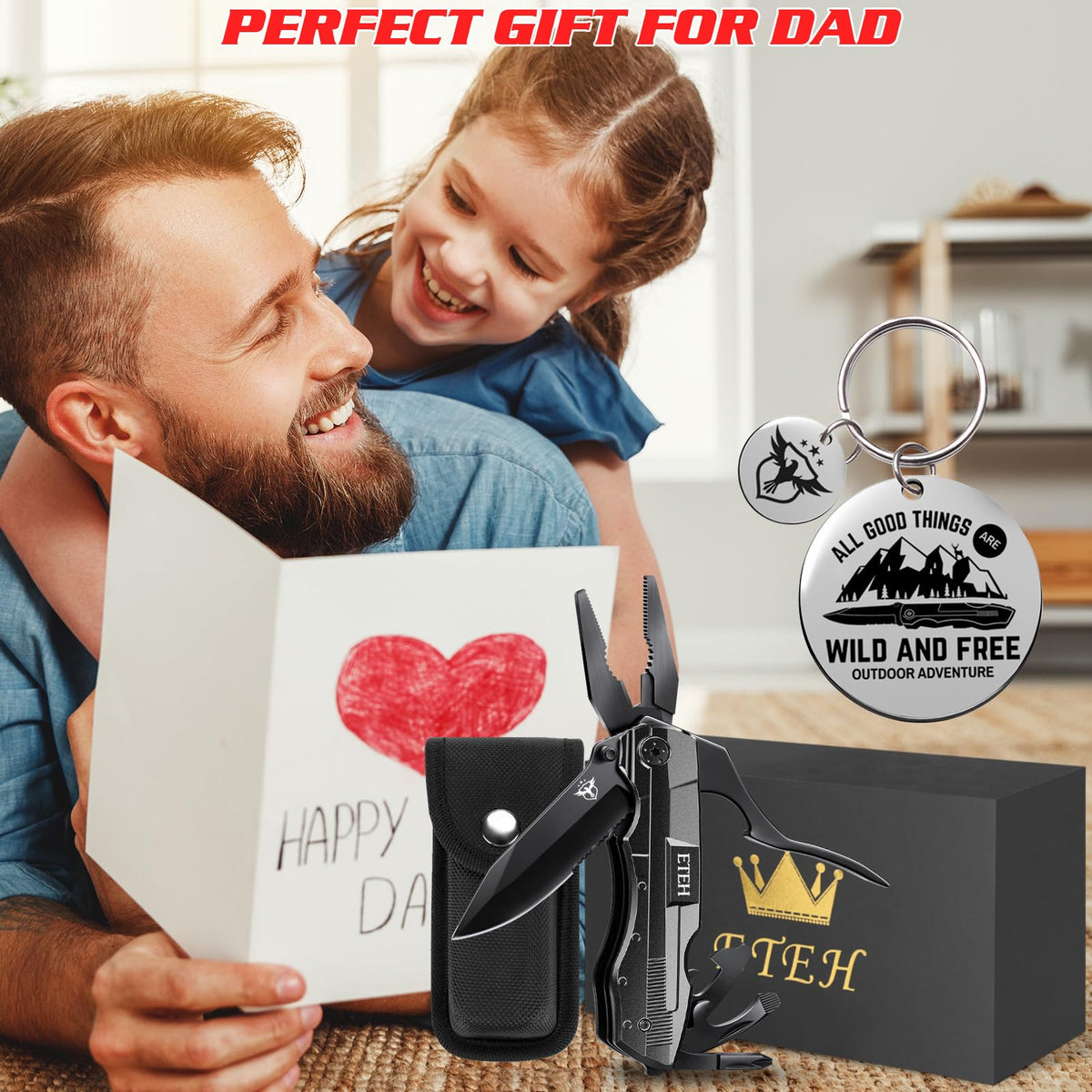 ETEH versatile multitool makes a thoughtful stocking stuffer gift.