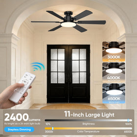 Eterfun large LED panel provides dimmable brightness for tasks and ambiance