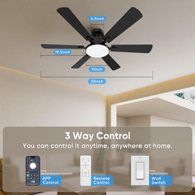 Eterfun remote with timer and memory stores your preferred settings