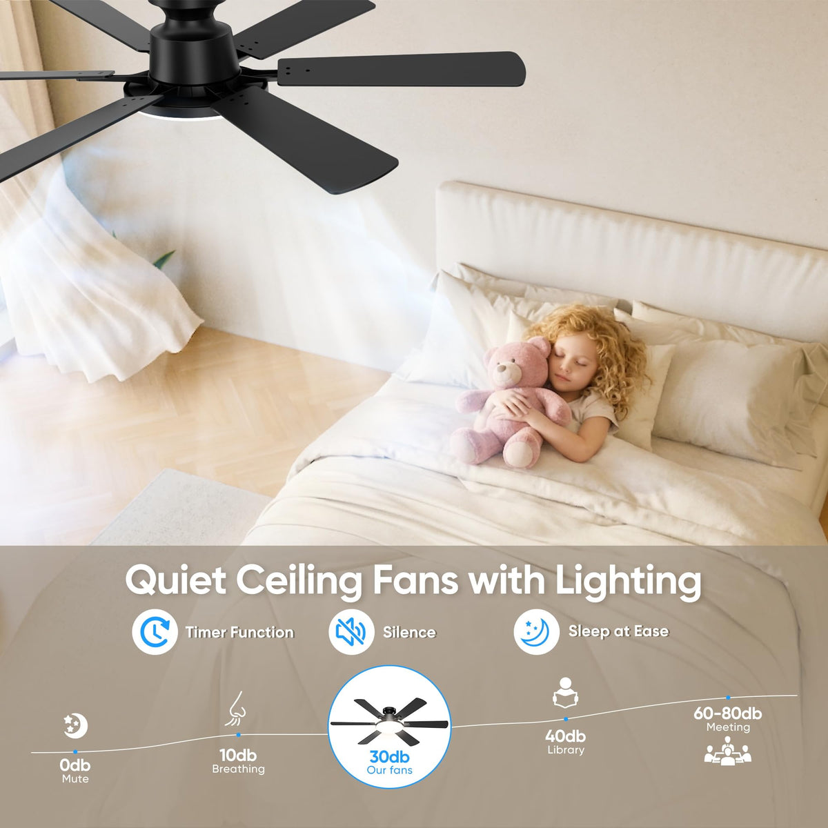 Eterfun ideal for living rooms and bedrooms, enhancing comfort and atmosphere