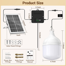 Etetale 6500K daylight pendant emits bright, natural-feel illumination.
