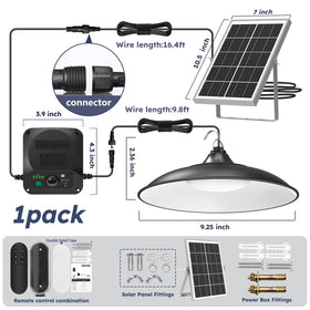 Etetale IP65 waterproof shade withstands rain and sun.