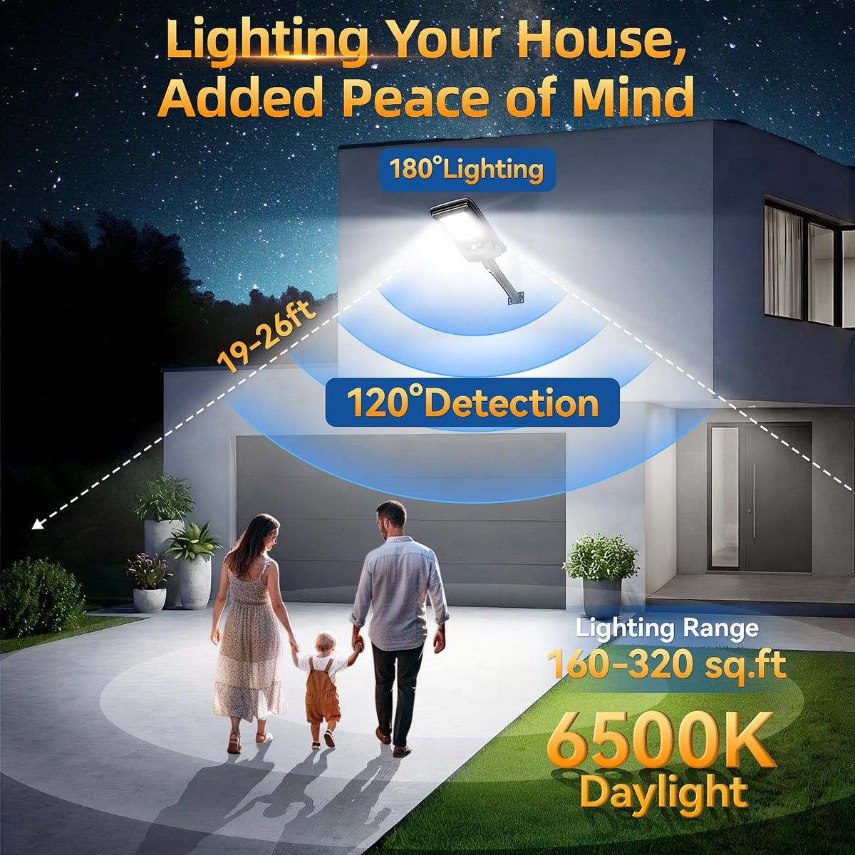 Etetale solar panel and lamp assembly enabling fast installation and reliable night lighting.