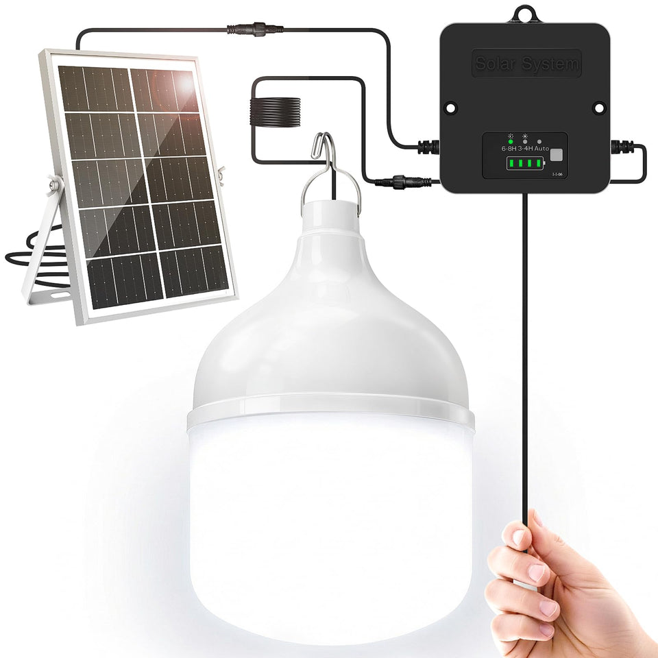 Etetale solar shed light shows 360° omnidirectional illumination for full coverage.