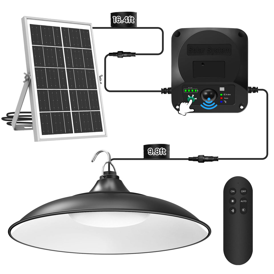 Etetale solar shed light in indoor-outdoor setup for versatile illumination.