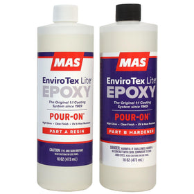 ETI 2032 kit applied area demonstrates durable, water-resistant gloss.