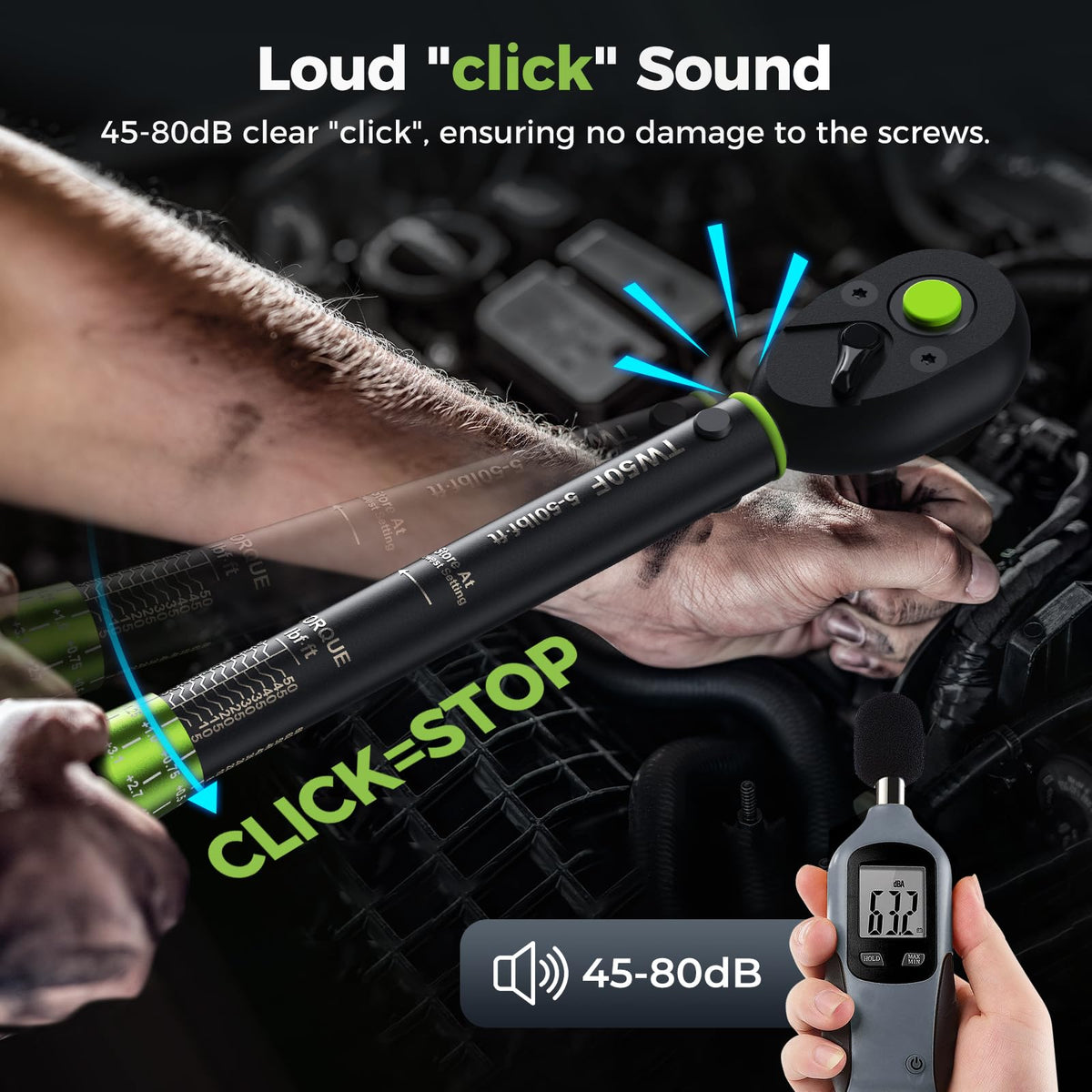 etoolab torque wrench dual-unit readout supports ft-lb and Nm use cases