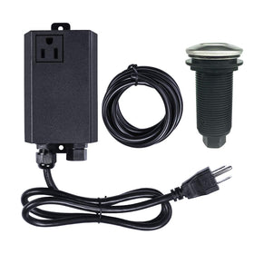Etoolcity air switch push button on counter, convenient disposal control