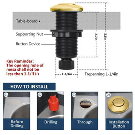 Etoolcity 3.3 ft air tube for flexible disposal connections.
