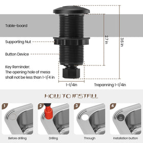 Etoolcity air tube 4.2 ft provides flexible routing.
