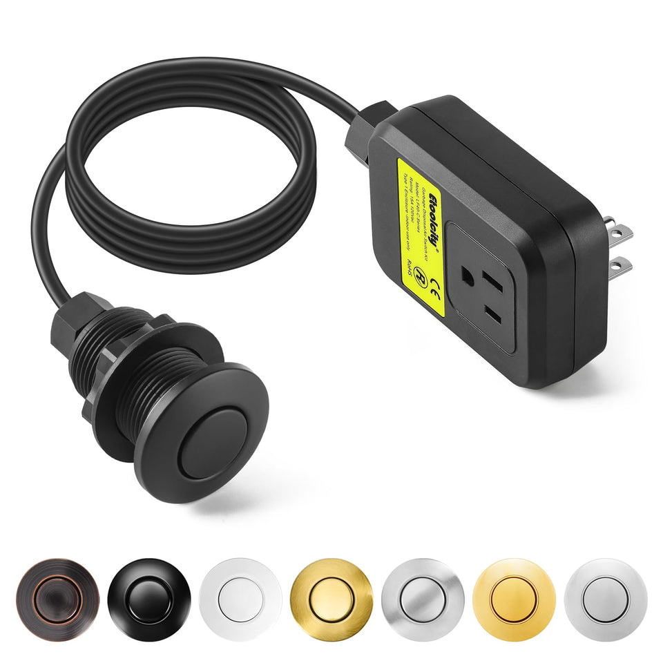 Etoolcity garbage disposal air switch kit on sink top for safer operation