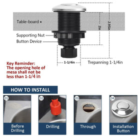 Etoolcity installation screws for secure mounting.