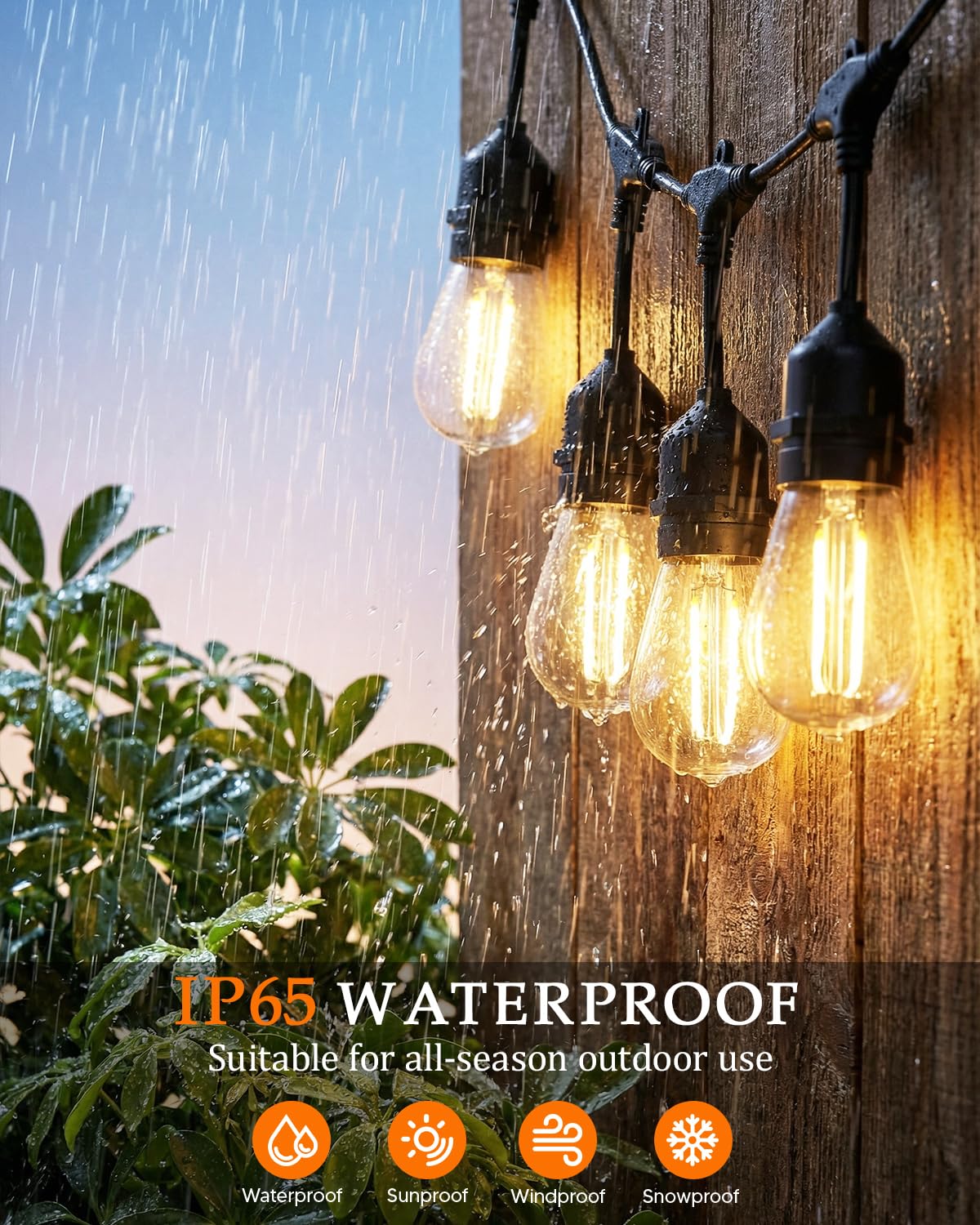 Eubricoo 1.5ft spacing delivers even illumination across large patios