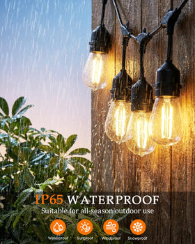 Eubricoo 1.5ft spacing delivers even illumination across large patios