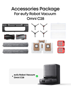 eufy Replacement Kit C28 Dirty Water Tank Filter maintains suction efficiency