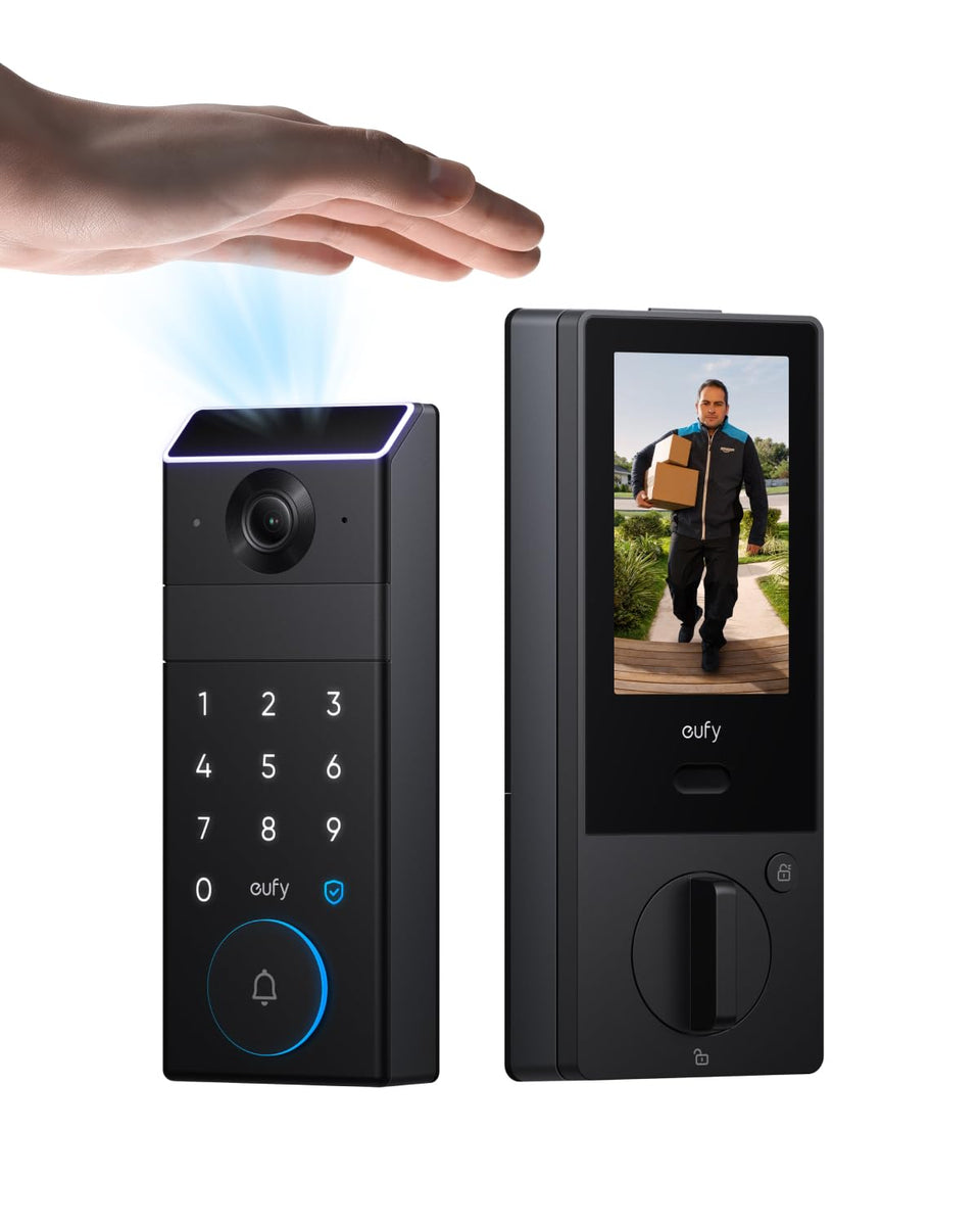 eufy Security FamiLock S3 Max palm vein unlocking showcases fast, secure entry