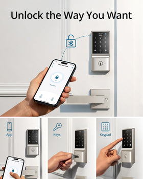 eufy Security C210 touchscreen close-up for quick access