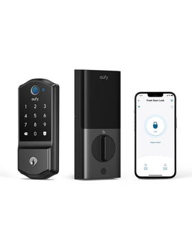 eufy Security Smart Lock C220 fingerprint sensor enables quick access.