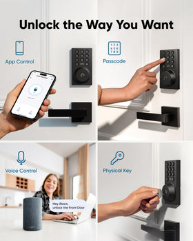 eufy Security Smart Lock C30 auto-lock feature helps secure the door automatically.