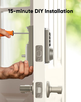 eufy Security Smart Lock C30 battery indicator showing battery life status