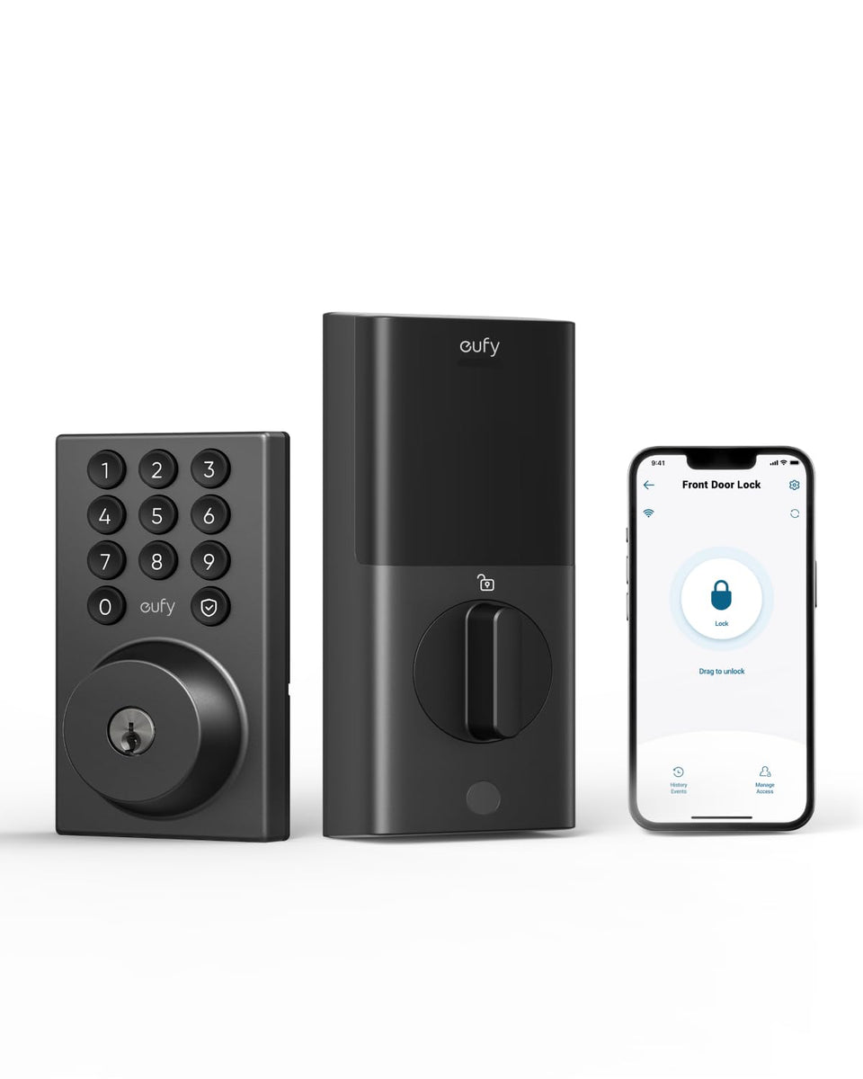 eufy Security Smart Lock C30 front door installation for simple, tool-free setup.
