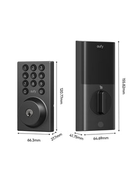 eufy Security Smart Lock C30 IPX3 waterproofing protects against splashes.