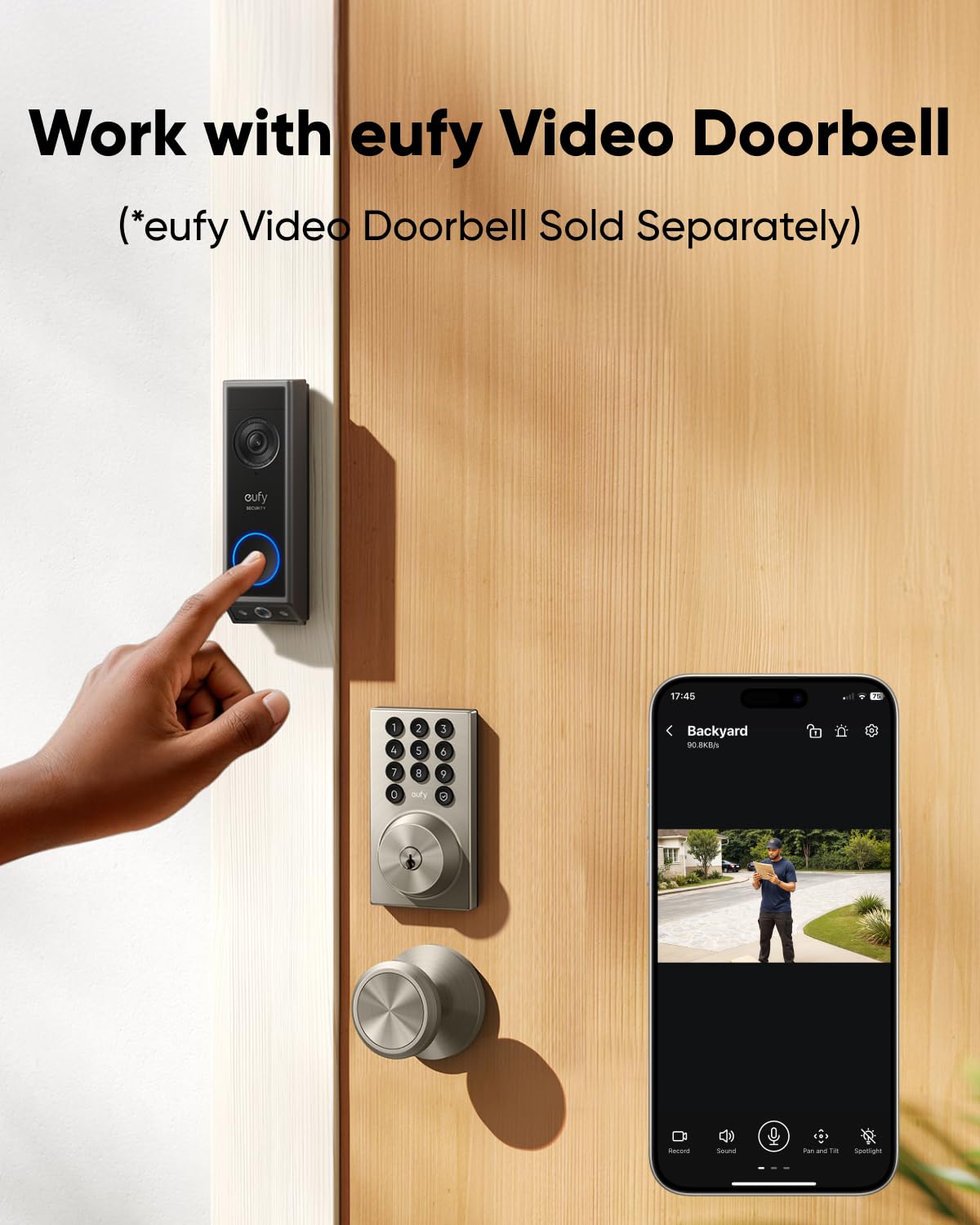eufy Security Smart Lock C30 with Alexa/Google Assistant for voice control