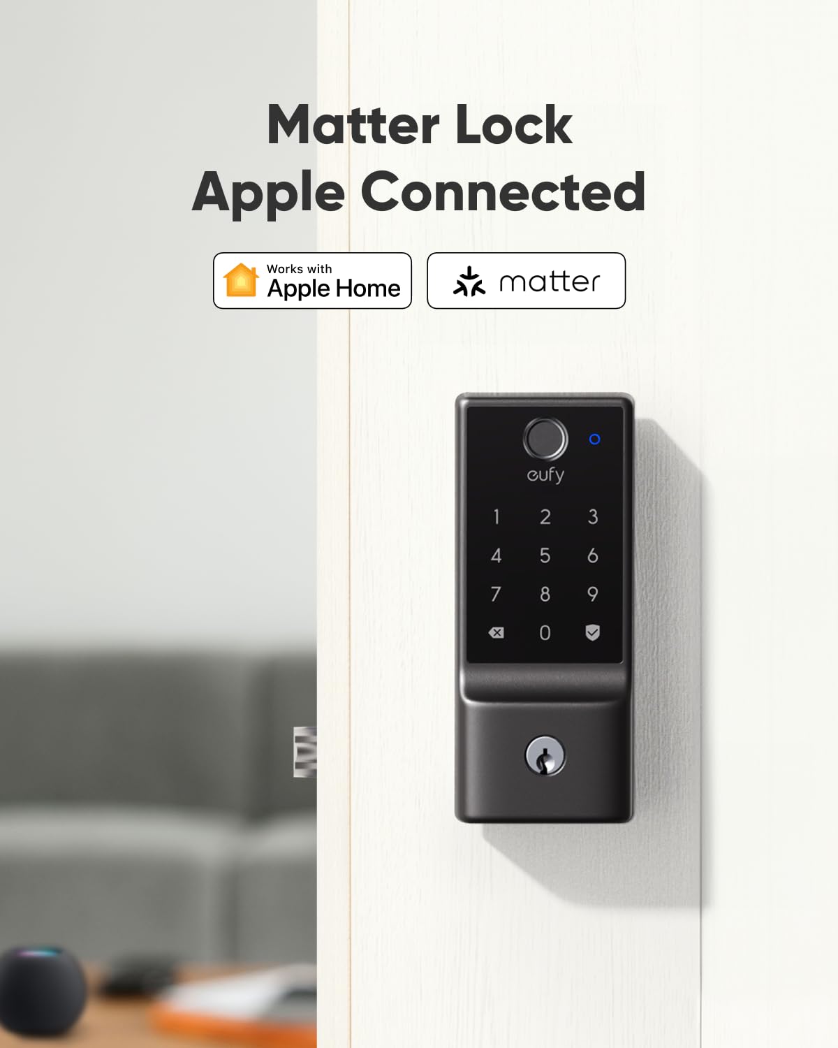 eufy Security E31 fingerprint sensor for quick, effortless access