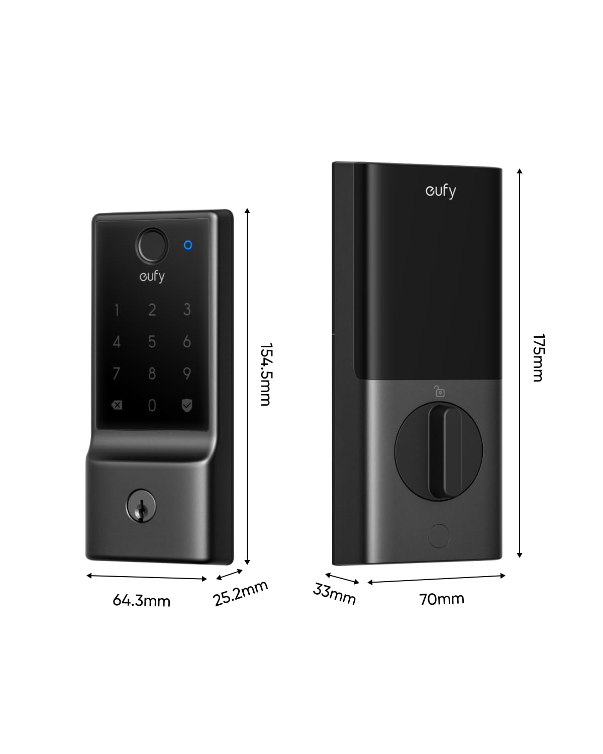 eufy Security E31 installation diagram highlights drill-free setup