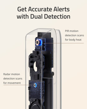 eufy Security Video Doorbell 2K HDR image shows dynamic range at backlit entrances
