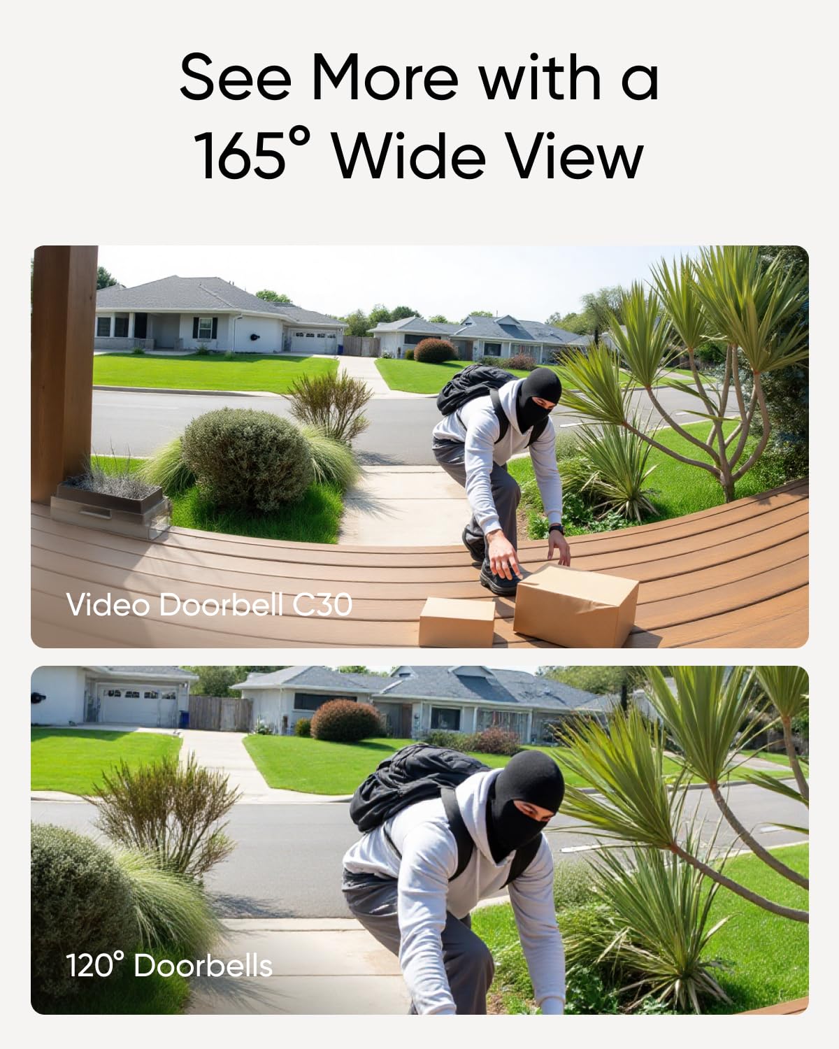 eufy Security Video Doorbell C30 live video call shows visitors instantly on your phone