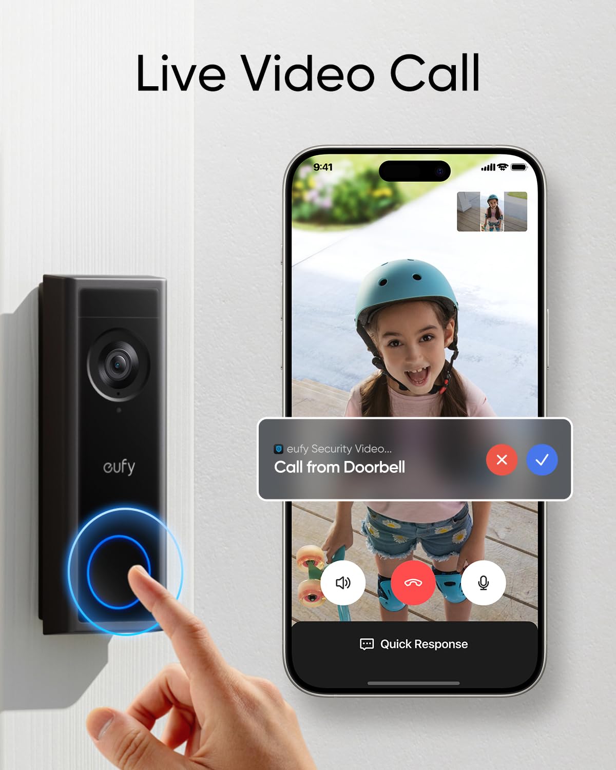 eufy Security C31 hardwired setup enables 24/7 recording and steady power.