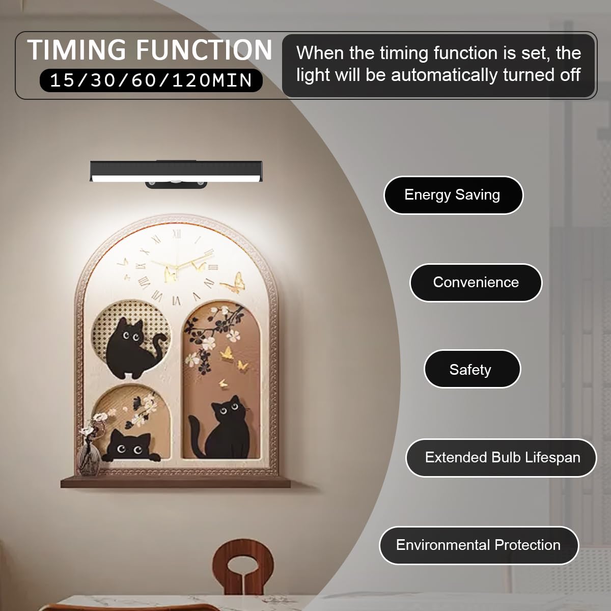 EUIOKUN dartboard wall decor light adds focused illumination for game room