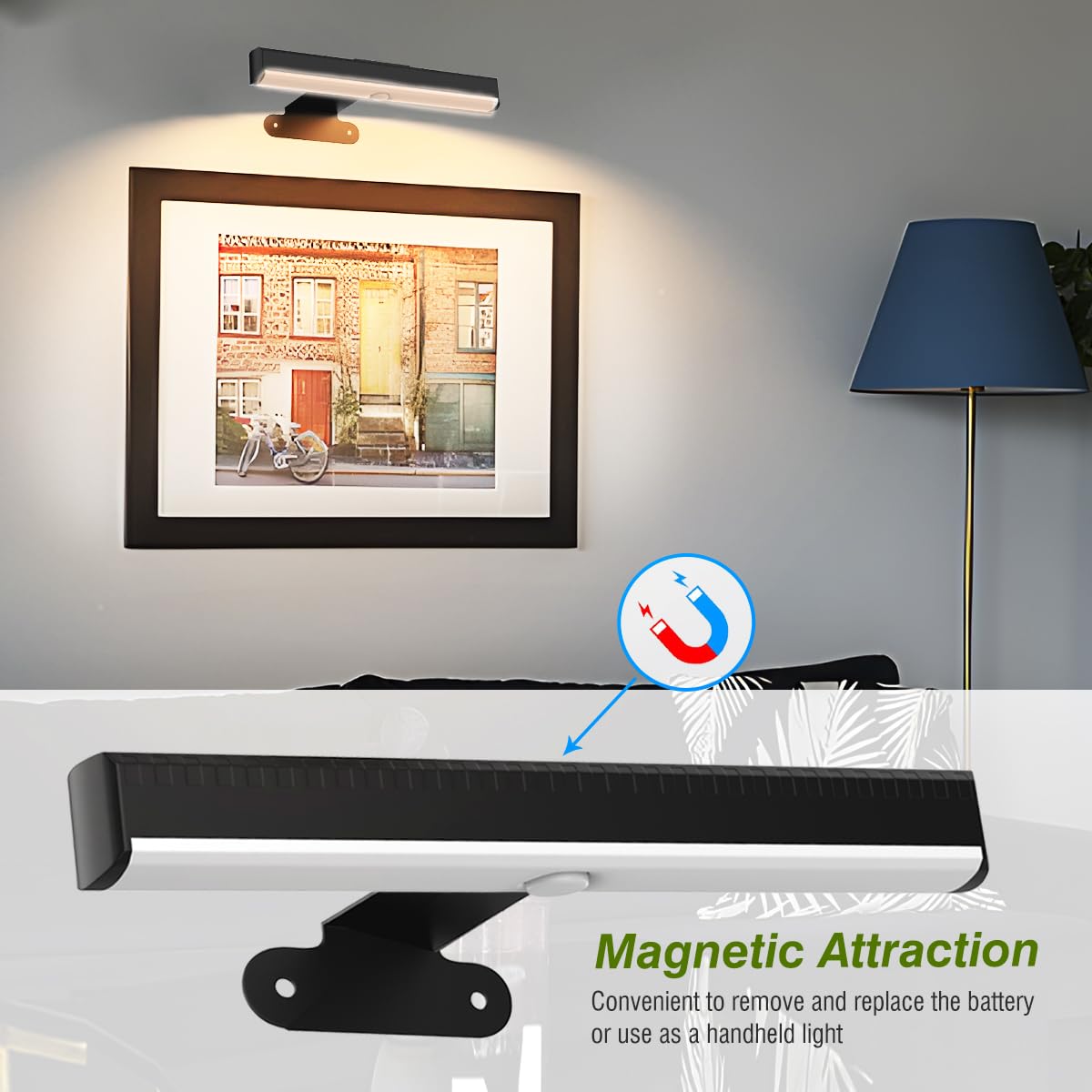 EUIOKUN timer-dimmable art light displaying adjustable brightness