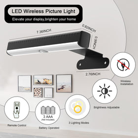 EUIOKUN wireless wall sconce install without tools or wiring