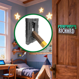 EumbHoa switch cover on wall adds nostalgic gaming vibe