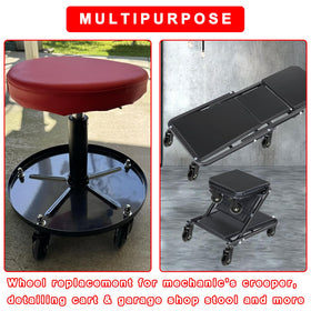 EUOKOK floor-friendly wheels prevent marks on hardwood and vinyl surfaces