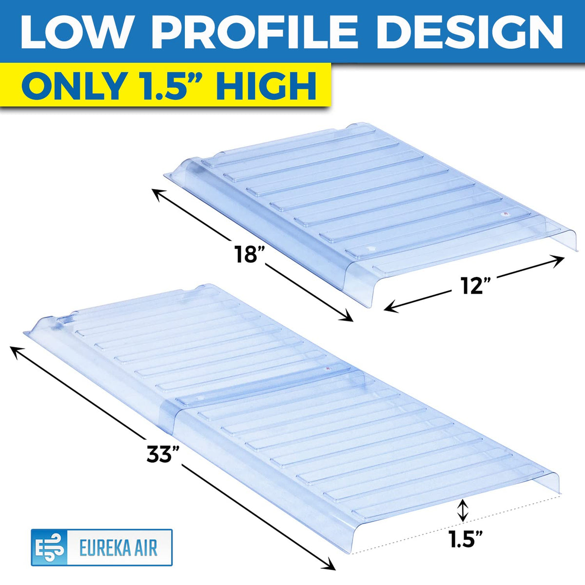 Eureka Air adjustable length extends from 17 to 33 inches for versatile use