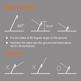 Eurmax easy-pullout stake design simplifies removal from soil