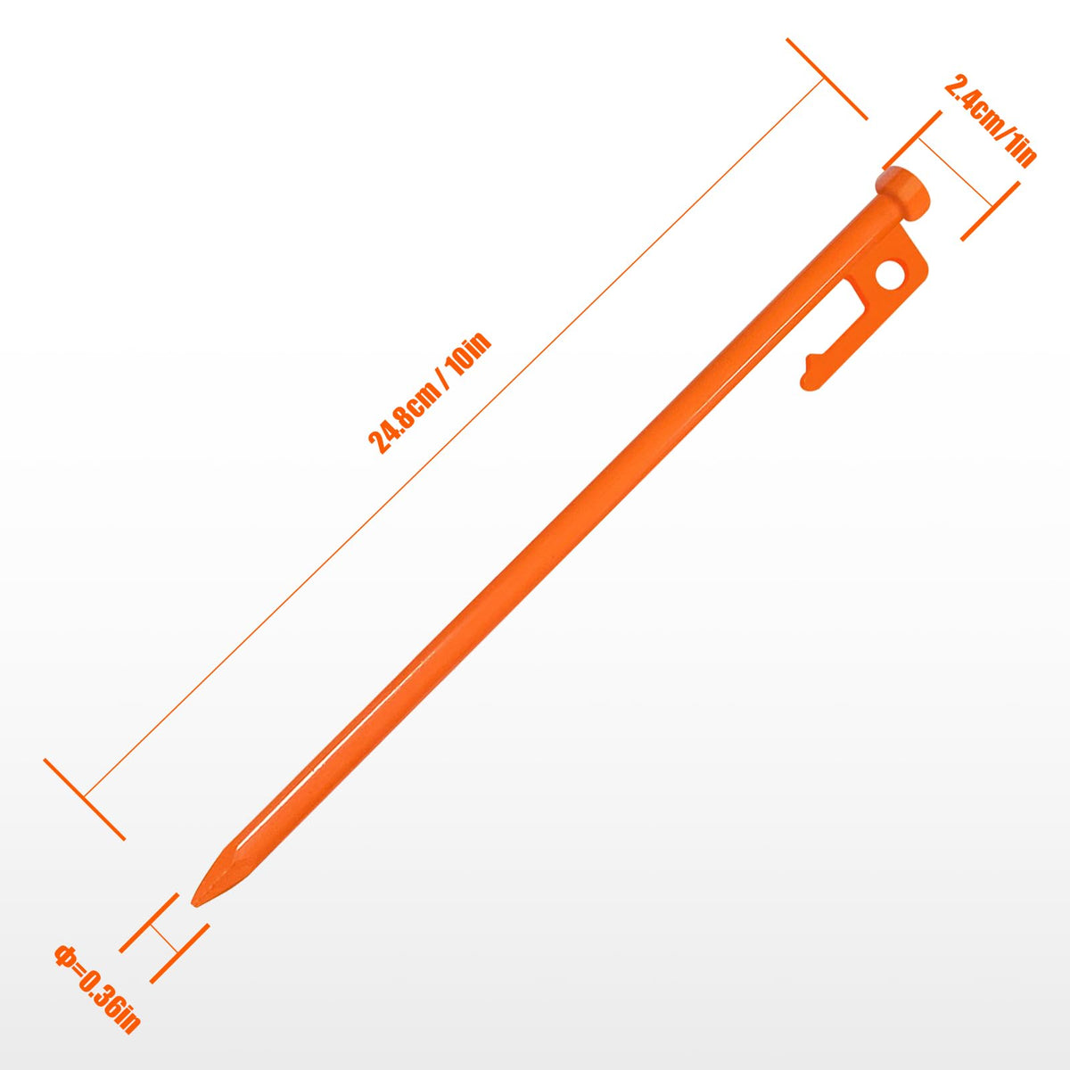 Eurmax galvanized steel stakes demonstrate durability and rust resistance