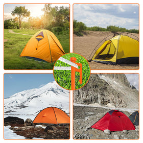 Eurmax tent stake securing ground in windy conditions