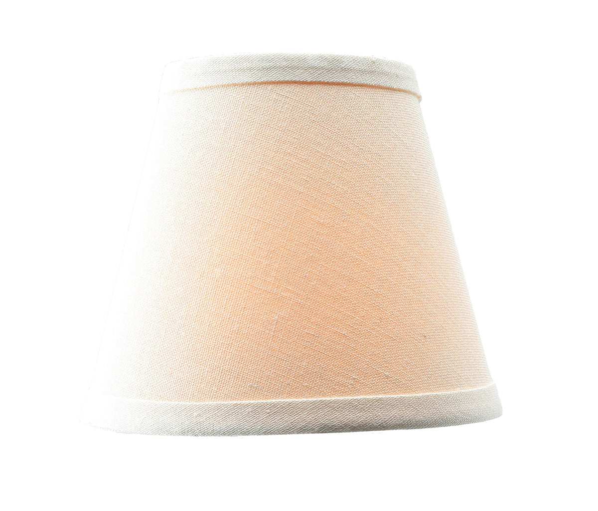 Eurus Home linen drum shade on a chandelier ensuring natural diffusion