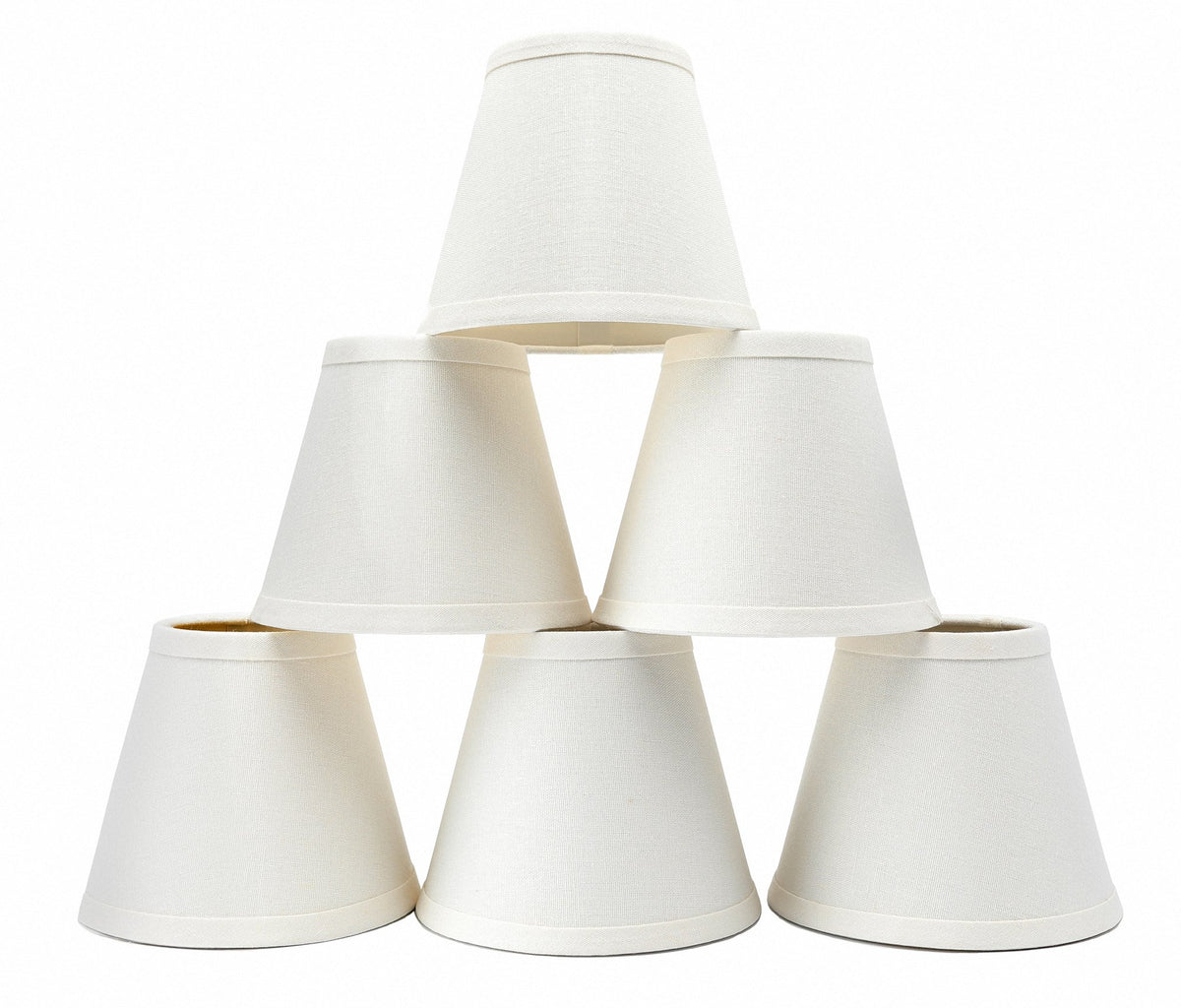 Eurus Home linen drum shade close-up showing fabric texture and diffuse glow