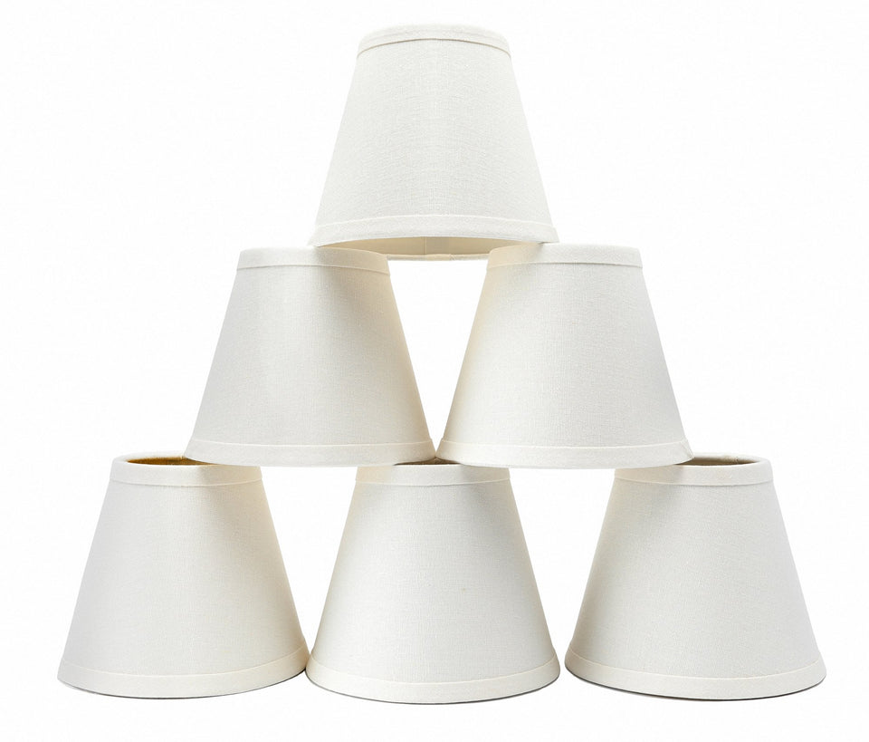 Eurus Home linen drum shade close-up showing fabric texture and diffuse glow