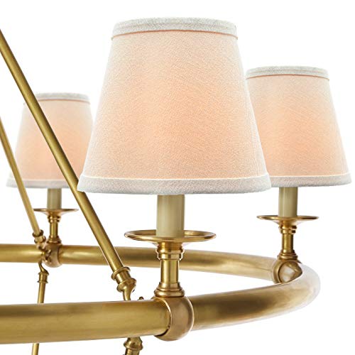 Eurus Home 6-pack linen shades offering versatile decor for fixtures