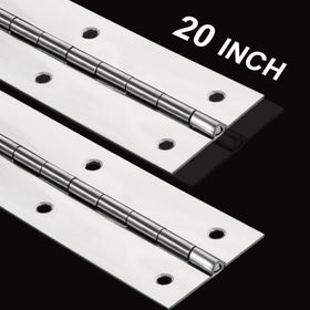 EVANCENT heavy-duty piano hinge 20-inch closed view for durable cabinet doors