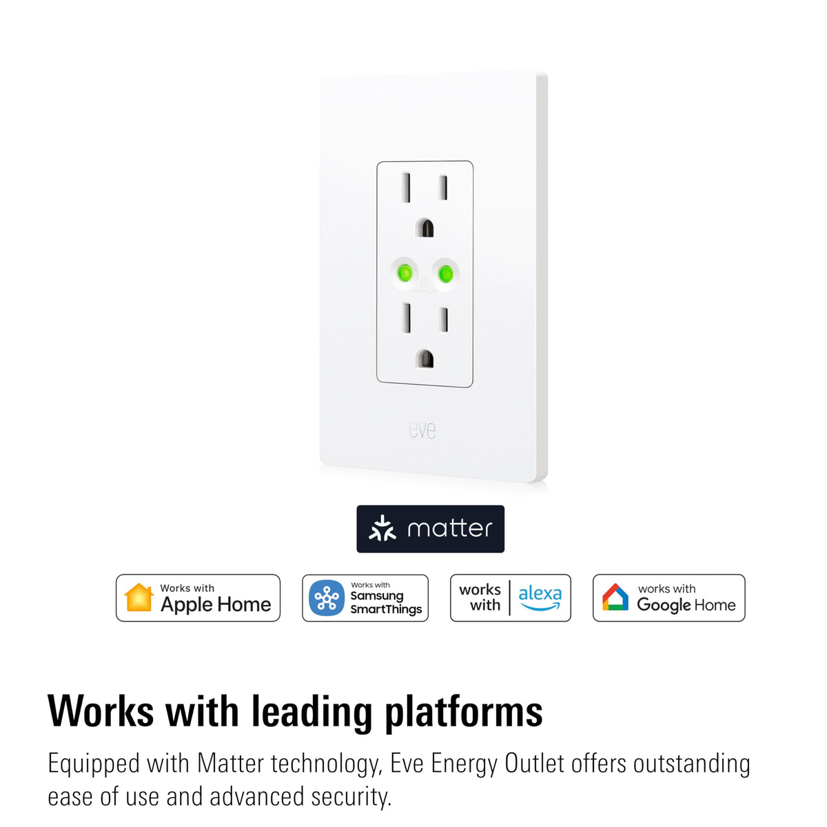 Eve Energy Outlet app control enables easy setup and remote management